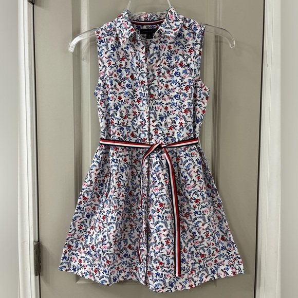 Tommy Hilfiger Other - Tommy Hilfiger Girls Floral Button-Down Kids Dress
